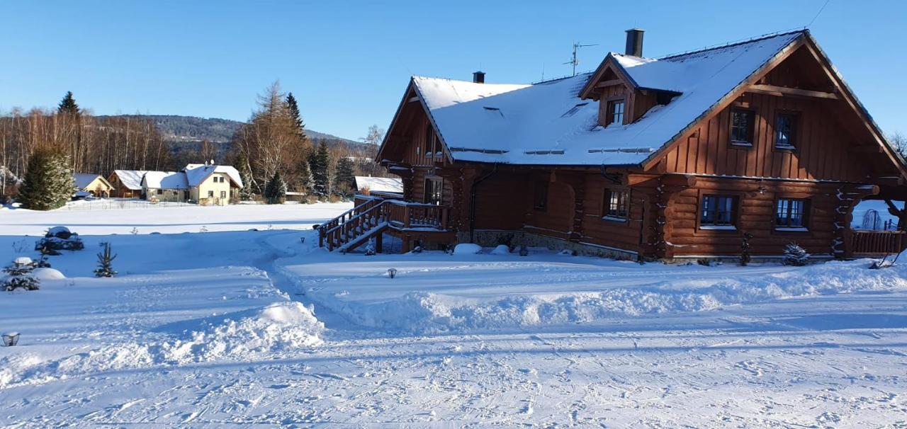Apartmány Srub Výtoňka Lipno Přední Výtoň Kültér fotó